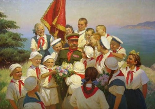 Illustration for article titled Salute your borscht — scenes from Soviet summer camps